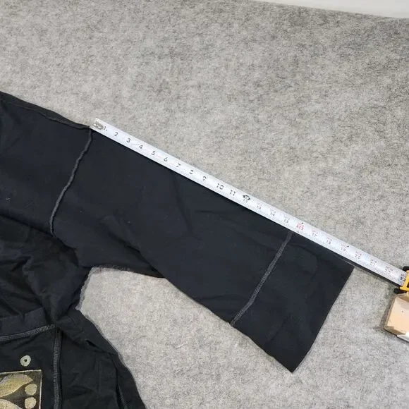 VTG Blue Fish Womens OS One Size Hand Painted Organic Cotton Button Shirt Jacket - Picture 8 of 16